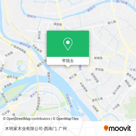 木明家木业有限公司-西南门地图