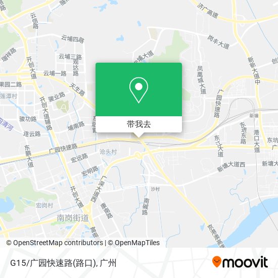 G15/广园快速路(路口)地图