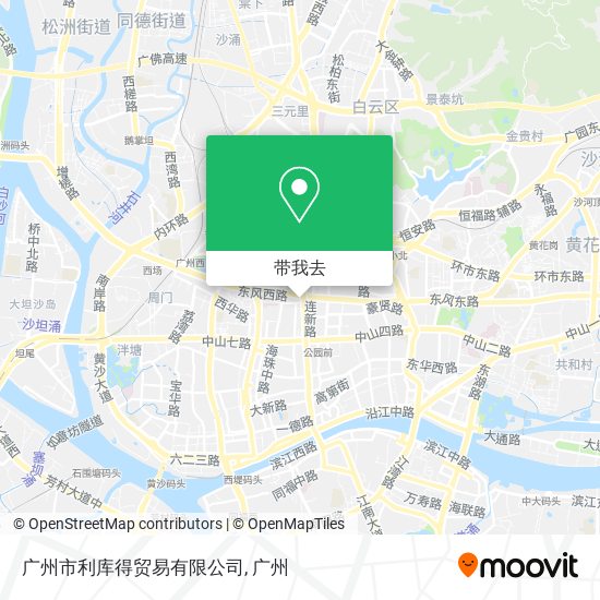 广州市利库得贸易有限公司地图