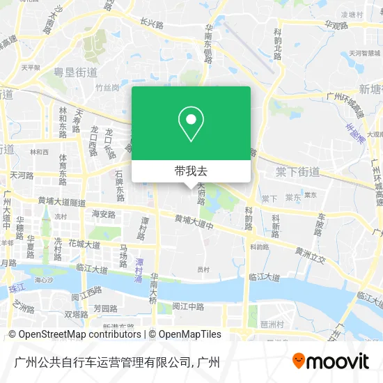 广州公共自行车运营管理有限公司地图
