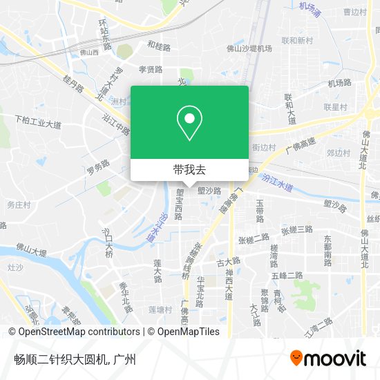 畅顺二针织大圆机地图