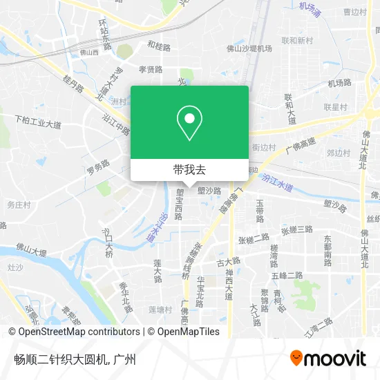 畅顺二针织大圆机地图