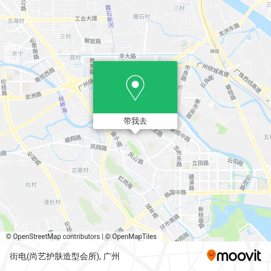 街电(尚艺护肤造型会所)地图