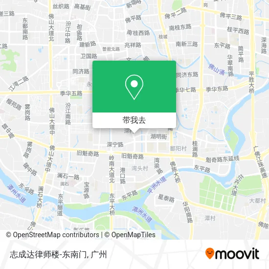 志成达律师楼-东南门地图