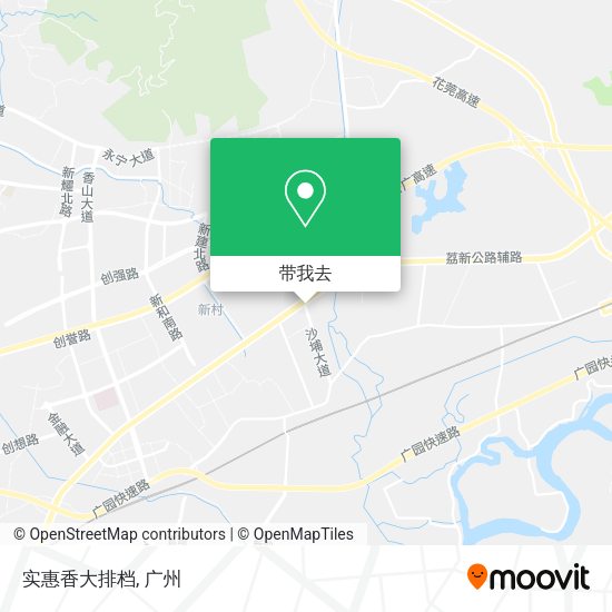 实惠香大排档地图
