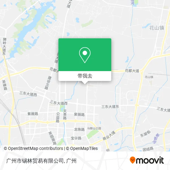 广州市锡林贸易有限公司地图