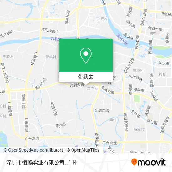 深圳市恒畅实业有限公司地图
