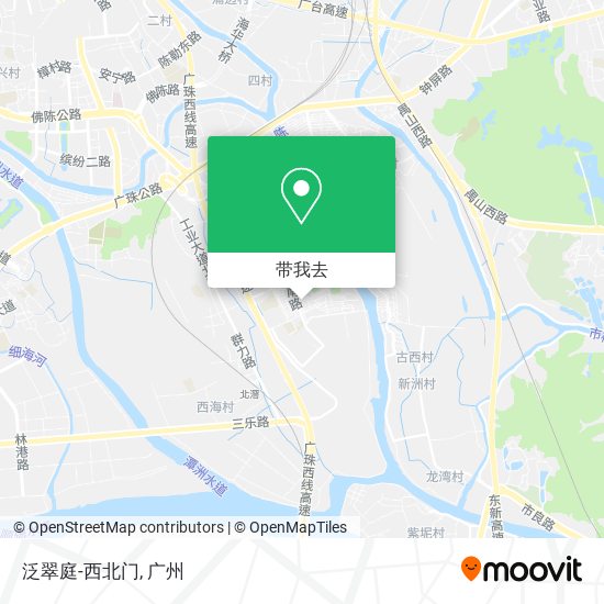 泛翠庭-西北门地图