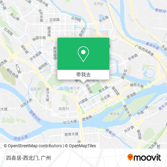 四喜居-西北门地图