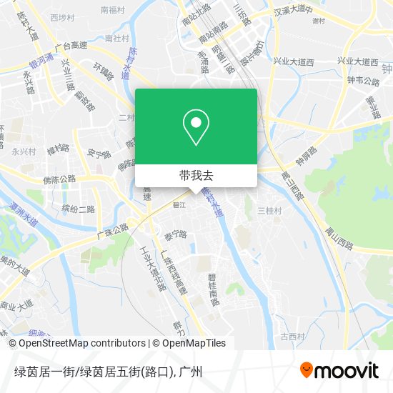 绿茵居一街/绿茵居五街(路口)地图