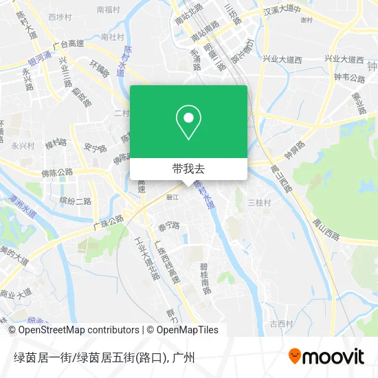 绿茵居一街/绿茵居五街(路口)地图