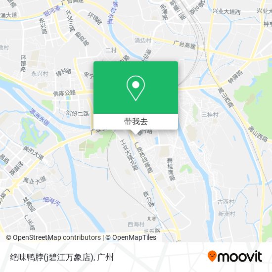 绝味鸭脖(j碧江万象店)地图