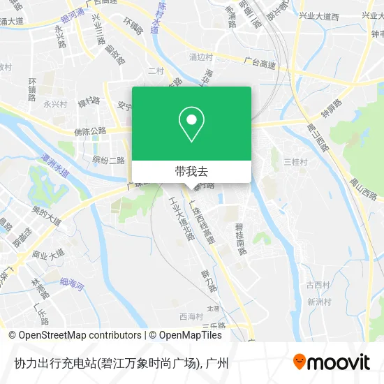协力出行充电站(碧江万象时尚广场)地图