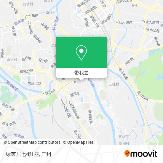 绿茵居七街1座地图