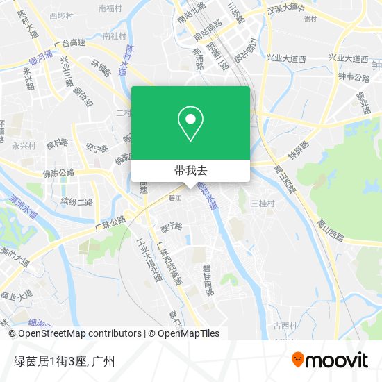 绿茵居1街3座地图