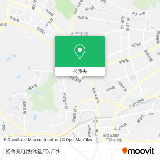 怪兽充电(悦沐堂店)地图