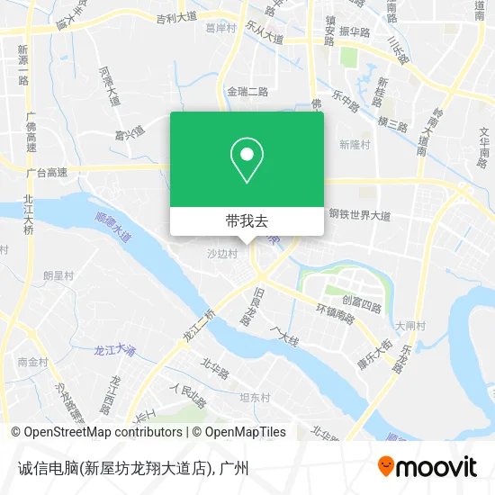 诚信电脑(新屋坊龙翔大道店)地图