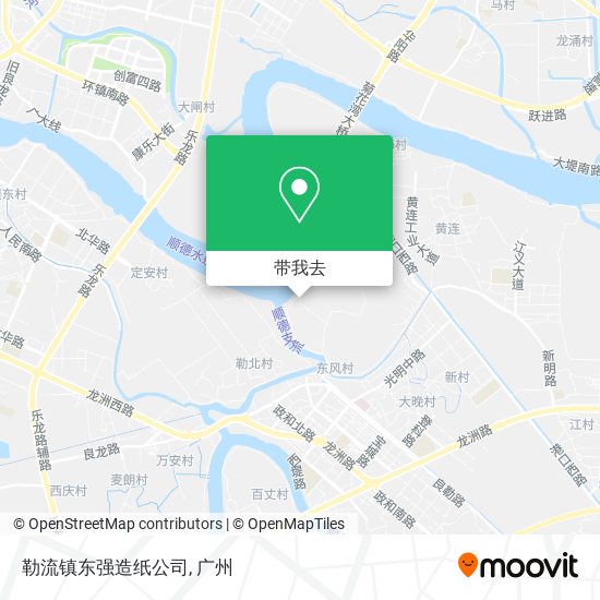 勒流镇东强造纸公司地图
