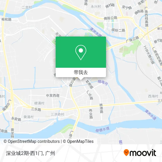 深业城2期-西1门地图