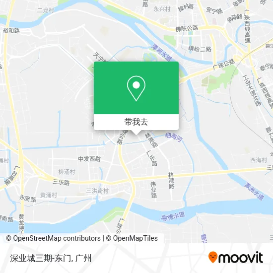 深业城三期-东门地图