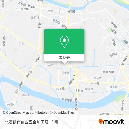 北滘镇伟创业五金加工店地图