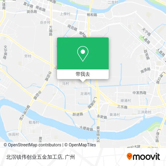 北滘镇伟创业五金加工店地图