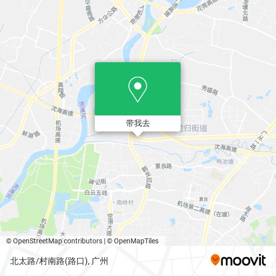 北太路/村南路(路口)地图