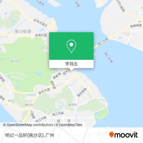 明记一品轩(南沙店)地图