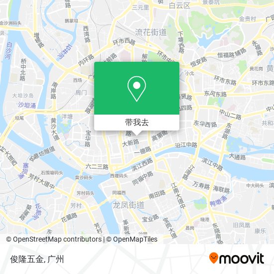 俊隆五金地图