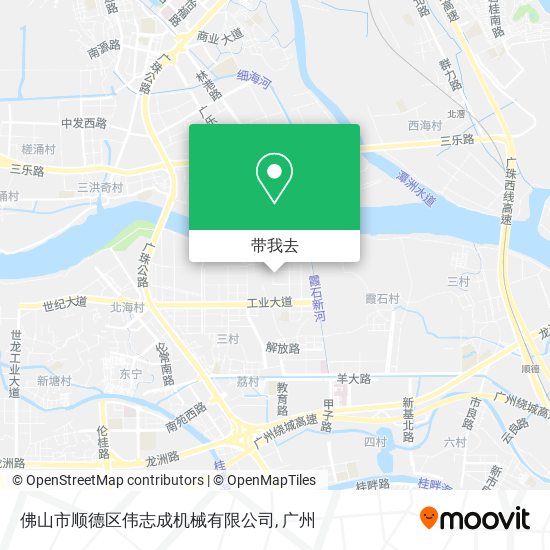 佛山市顺德区伟志成机械有限公司地图