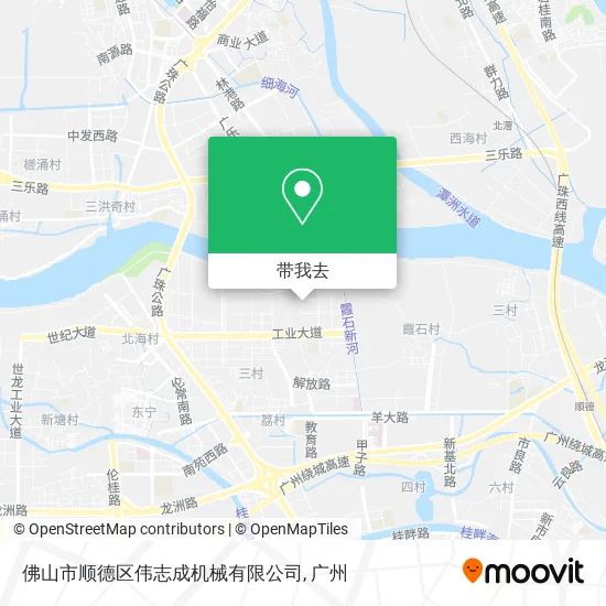 佛山市顺德区伟志成机械有限公司地图