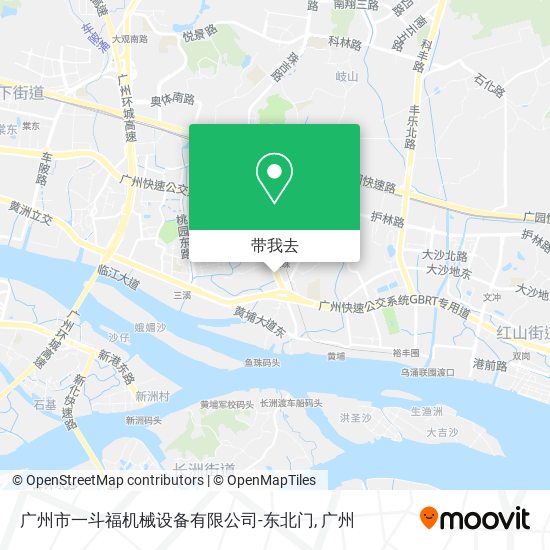 广州市一斗福机械设备有限公司-东北门地图