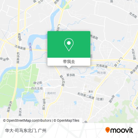 华大-司马东北门地图