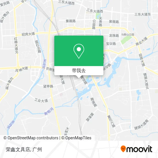 荣鑫文具店地图