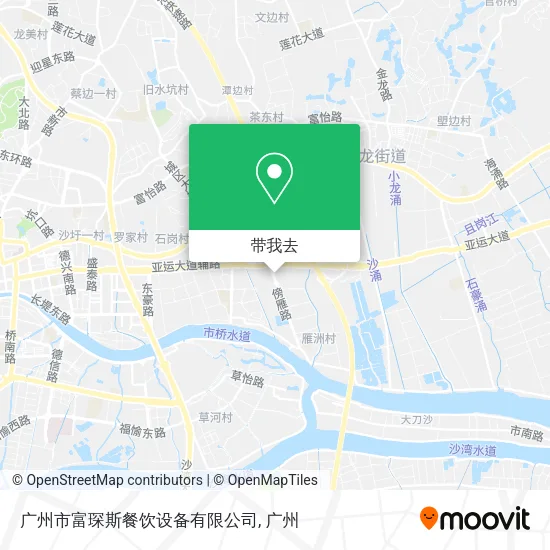 广州市富琛斯餐饮设备有限公司地图