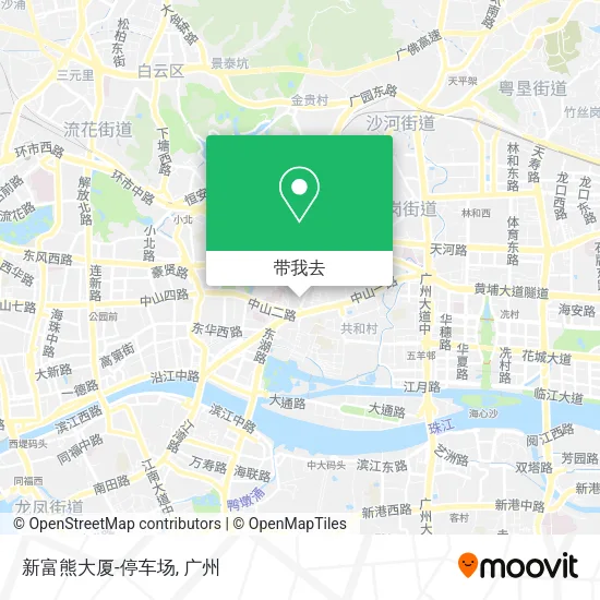 新富熊大厦-停车场地图