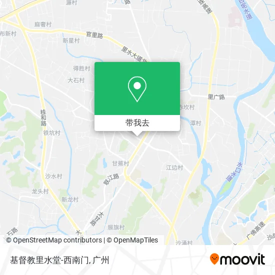 基督教里水堂-西南门地图
