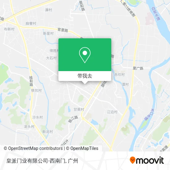 皇派门业有限公司-西南门地图