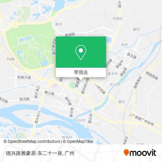 德兴路雅豪居-东二十一座地图