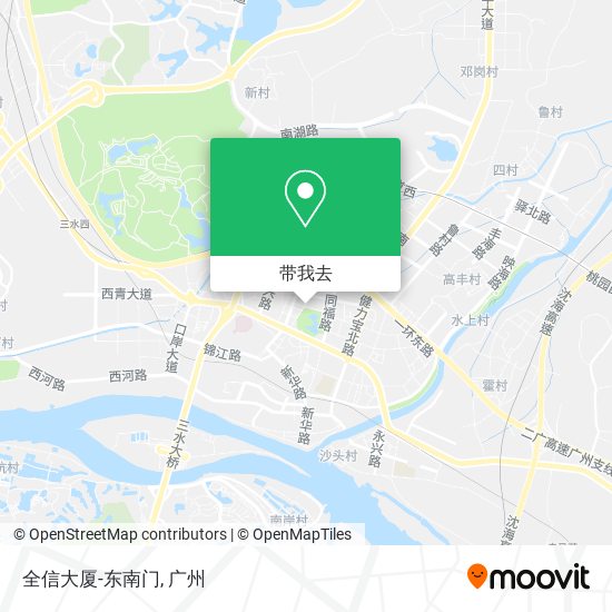 全信大厦-东南门地图
