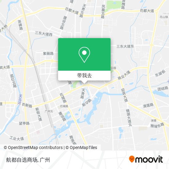 航都自选商场地图