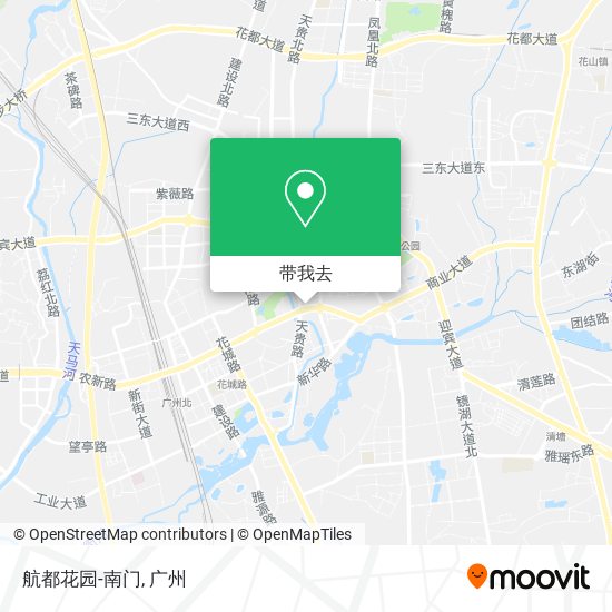 航都花园-南门地图
