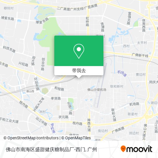 佛山市南海区盛甜健庆糖制品厂-西门地图