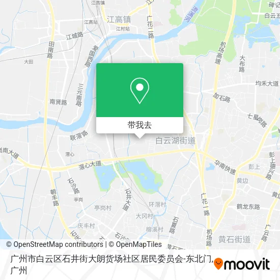 广州市白云区石井街大朗货场社区居民委员会-东北门地图