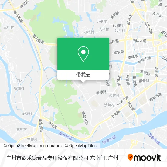 广州市欧乐德食品专用设备有限公司-东南门地图