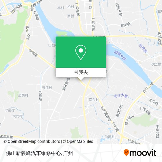 佛山新骏峰汽车维修中心地图