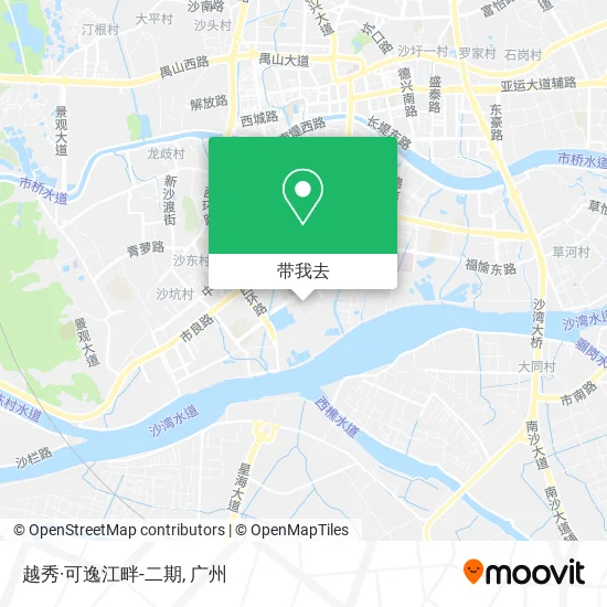 越秀·可逸江畔-二期地图