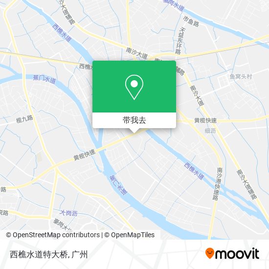 西樵水道特大桥地图