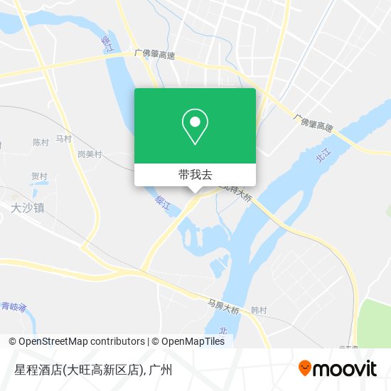 星程酒店(大旺高新区店)地图