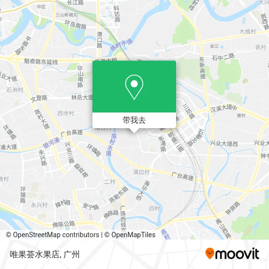 唯果荟水果店地图